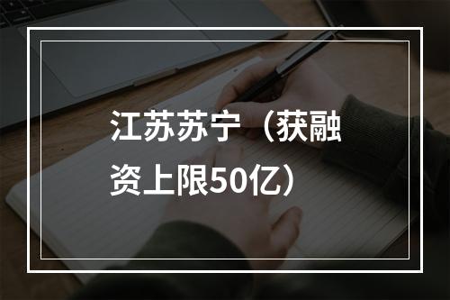 江苏苏宁（获融资上限50亿）