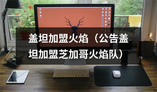 盖坦加盟火焰（公告盖坦加盟芝加哥火焰队）