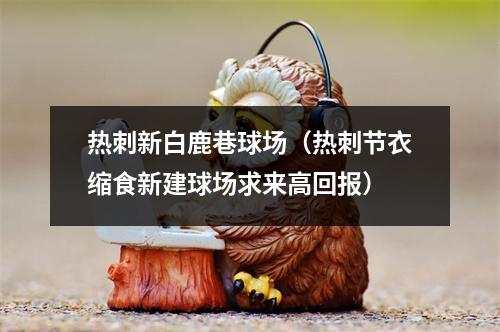 热刺新白鹿巷球场（热刺节衣缩食新建球场求来高回报）