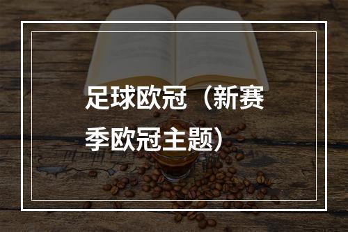 足球欧冠（新赛季欧冠主题）