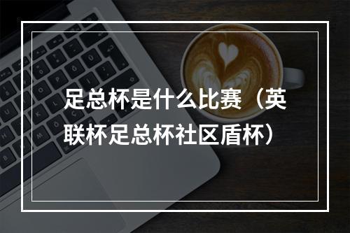 足总杯是什么比赛（英联杯足总杯社区盾杯）