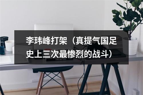 李玮峰打架（真提气国足史上三次最惨烈的战斗）