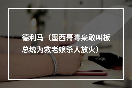 德利马（墨西哥毒枭敢叫板总统为救老娘杀人放火）