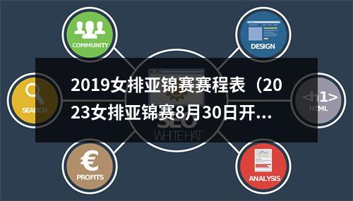 2019女排亚锦赛赛程表（2023女排亚锦赛8月30日开打 中国女排小组赛首战中国香港女排）