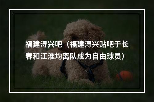福建浔兴吧（福建浔兴贴吧于长春和江淮均离队成为自由球员）