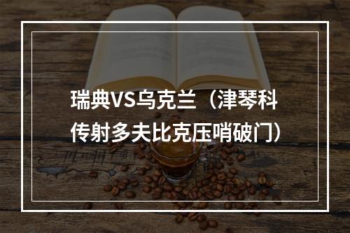 瑞典VS乌克兰（津琴科传射多夫比克压哨破门）