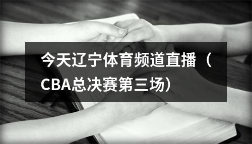 今天辽宁体育频道直播（CBA总决赛第三场）