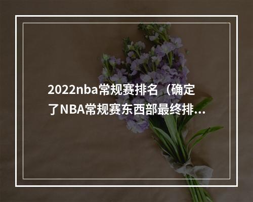 2022nba常规赛排名（确定了NBA常规赛东西部最终排名出炉）