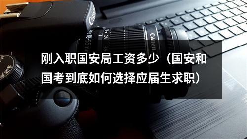 刚入职国安局工资多少（国安和国考到底如何选择应届生求职）
