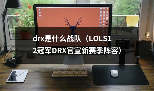drx是什么战队（LOLS12冠军DRX官宣新赛季阵容）