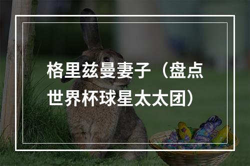 格里兹曼妻子（盘点世界杯球星太太团）