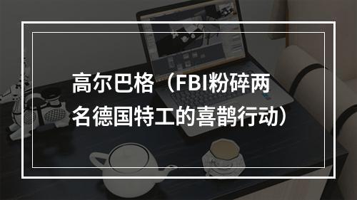 高尔巴格（FBI粉碎两名德国特工的喜鹊行动）