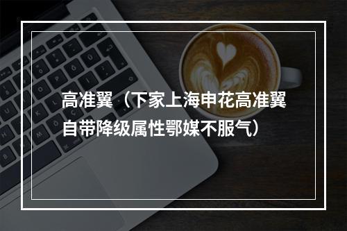 高准翼（下家上海申花高准翼自带降级属性鄂媒不服气）