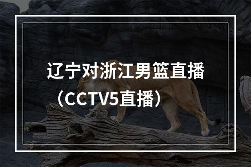 辽宁对浙江男篮直播（CCTV5直播）