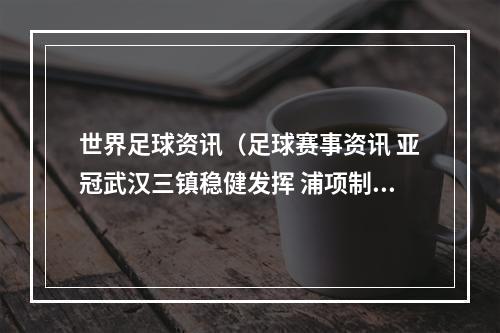 世界足球资讯（足球赛事资讯 亚冠武汉三镇稳健发挥 浦项制铁能否拿分）