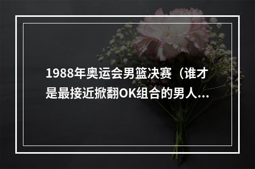 1988年奥运会男篮决赛（谁才是最接近掀翻OK组合的男人回首南斯拉夫传奇的遗憾往事）